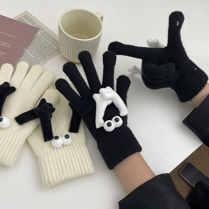 Cozy Cute Winter Cashmere Glove |Soft Thick Solid Color Gloves |Warm Knitted Gloves G10