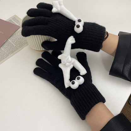 Cozy Cute Winter Cashmere Glove |Soft Thick Solid Color Gloves |Warm Knitted Gloves G10