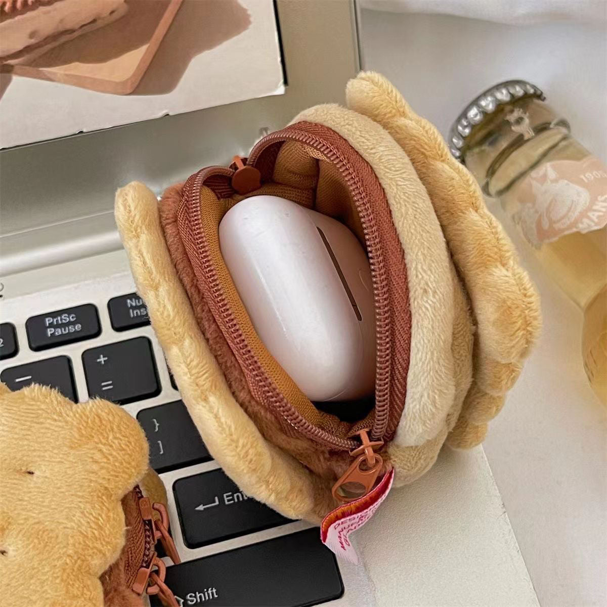 Cute Cookie Mini Bags |Biscuit Pouch Keychain Wallet| Cosmetic Bag | Airpods Bag Coin Purse B24