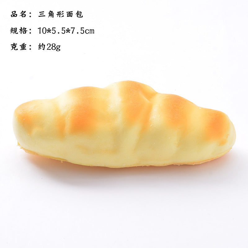 Bun Toast Egg Tart Hamburger Croissant Donut| Slow Rising Soft Squishy|Squeeze Stress Toy S95