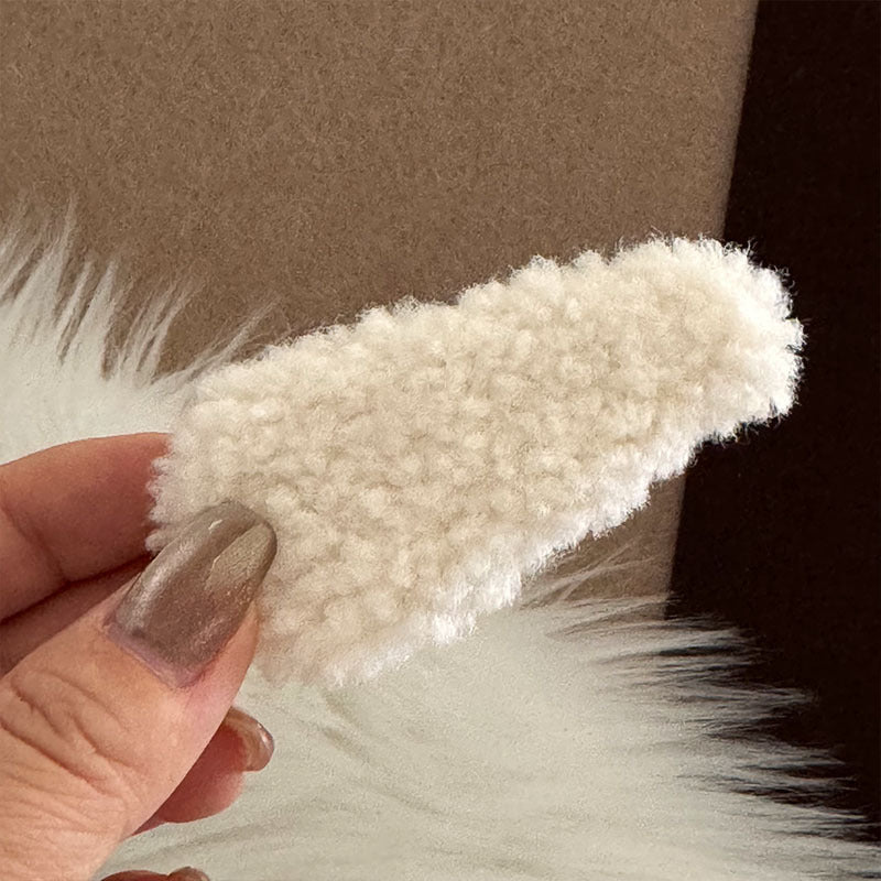 Delightful Plush Hair Clip |Furry Hair Snap Clip |Hair Barrette |Duckbill Hairpin A28