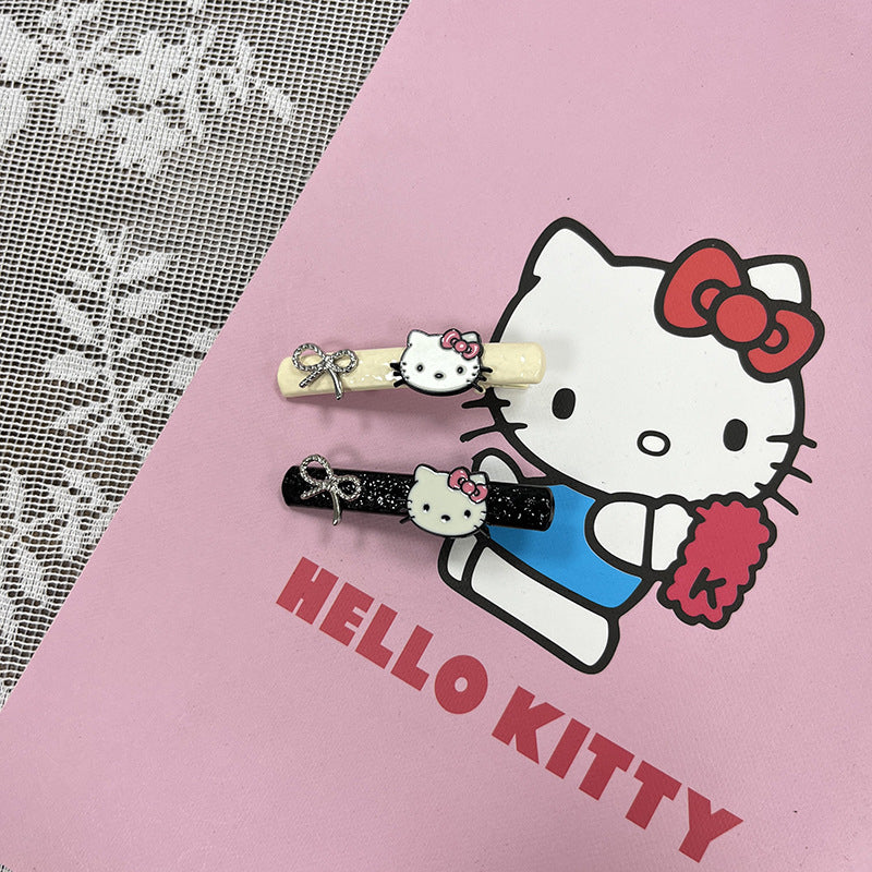 Enamel Kitty Hair Clip|Hair Slide|Hair Barrette |Duckbill Hairpin A232