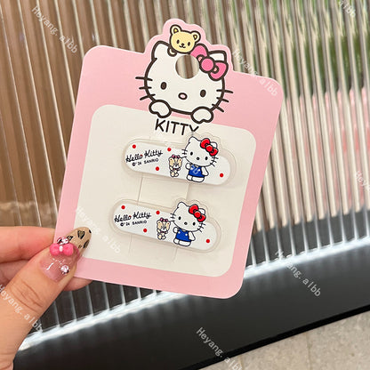 Acetate Kitty Hair Clip |Hair Snap Clip |Hair Barrette |Duckbill Hairpin 2pcs A226