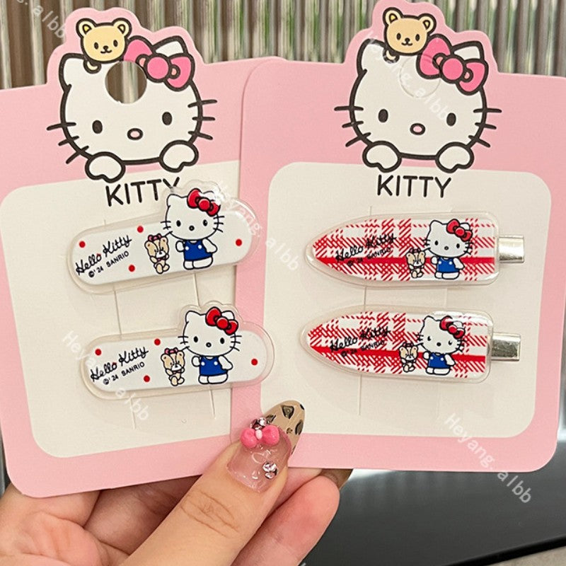 Acetate Kitty Hair Clip |Hair Snap Clip |Hair Barrette |Duckbill Hairpin 2pcs A226