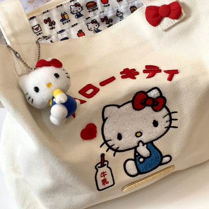 Hello Kitty Bucket Bag | Casual Tote Bags | Shoulder Bag | AccessoriesHandbags B50