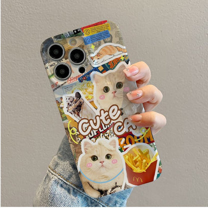 Cute Chips Kitty iPhone Case L65