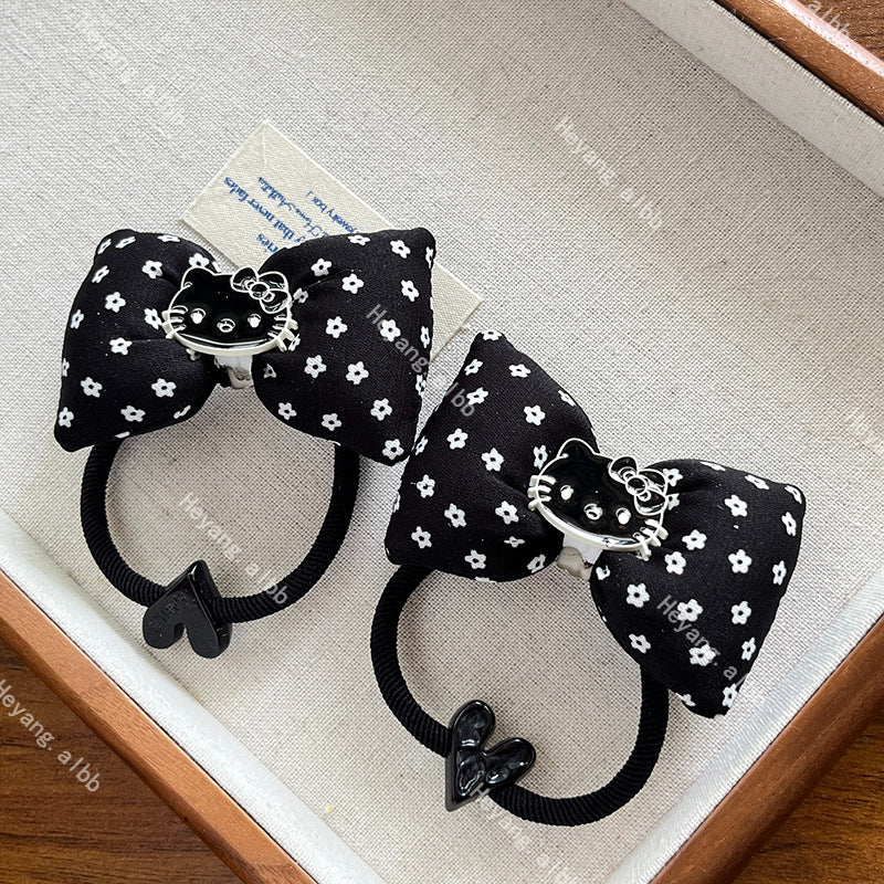 Bow Kitty serenity Hair Tie|Ponytail Holders Barrette|Hair Scrunchie HT74