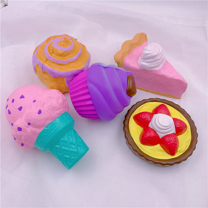 IceCream Cake Squishy| Slow Rising Soft Squishy|Squeeze Stress Toy S123