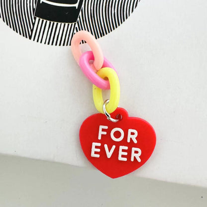 Lustrous Acrylic Balloon Dog Design Bag KeyChain |Pendant Schoolbag Hanging Decoration K33