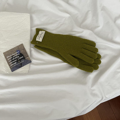 Cozy Winter Cashmere Glove |Soft Thick Solid Color Gloves |Warm Knitted Gloves G4