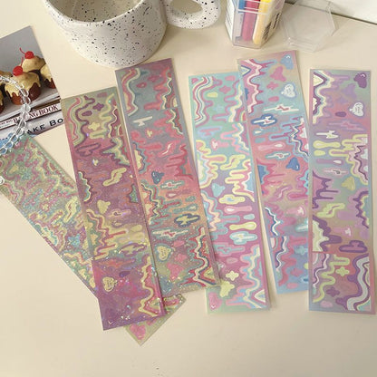 Water Ripple Stickers Sheet| Journal Stickers Paster |Sticker for Planner Scrapbooking Stationery T4