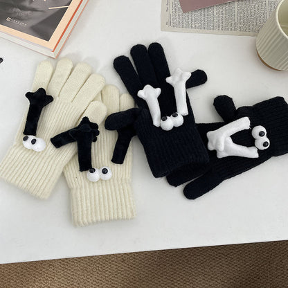 Cozy Cute Winter Cashmere Glove |Soft Thick Solid Color Gloves |Warm Knitted Gloves G10