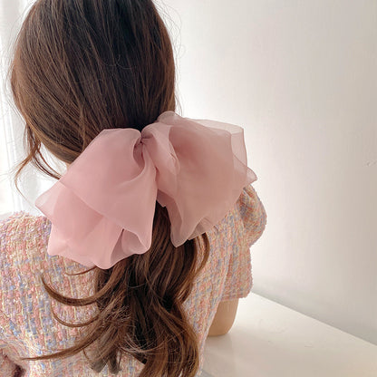 Flowy Chiffon Hair Clip |Hair Claw |Hair Barrette |Duckbill Hairpin A146