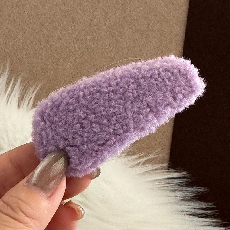 Delightful Plush Hair Clip |Furry Hair Snap Clip |Hair Barrette |Duckbill Hairpin A28