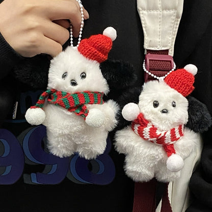 Cartoon Puppy Design Bag KeyChain |Pochacco Pendant Plush Schoolbag Hanging Decoration Gift K26