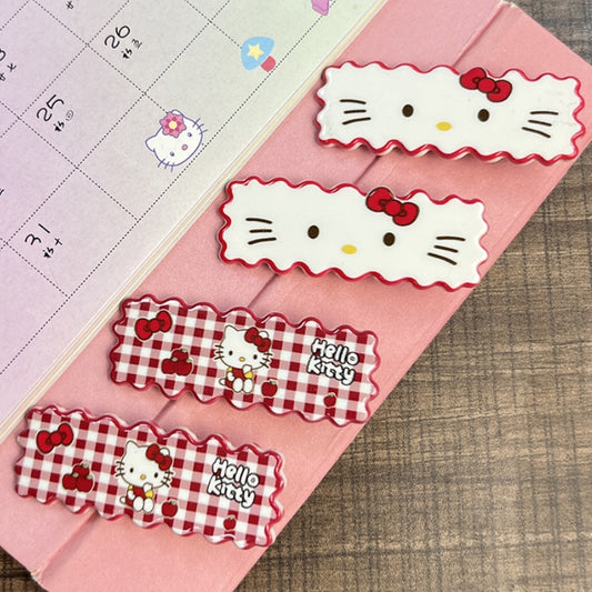 Cute Kitty Hair Clip |Hair Snap Clip |Hair Barrette |Duckbill Hairpin 2pcs A196