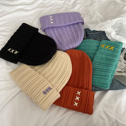 Cozy Cute Winter Cashmere Knit Beanie Hat |Stretch Beanie Hat M13