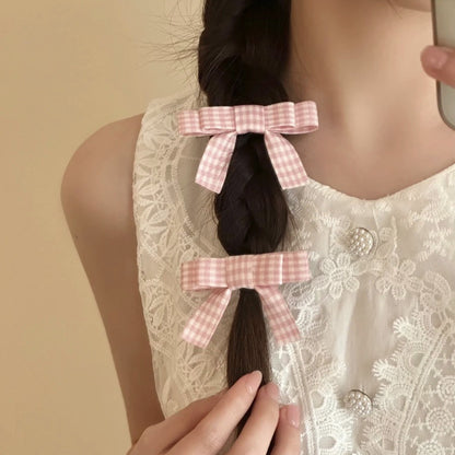 bowknot Hair Clip |Hair Claw |Hair Barrette|Duckbill Hairpin 2pcs A465