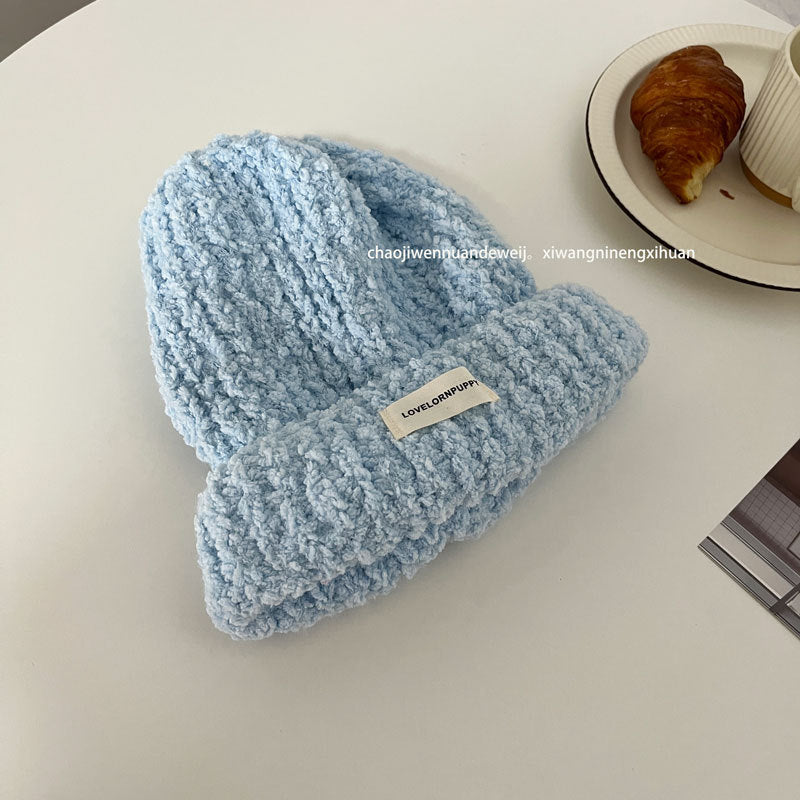 Cozy Warm Winter Plush Cashmere Knit Beanie Hat |Stretch Beanie Hat M14