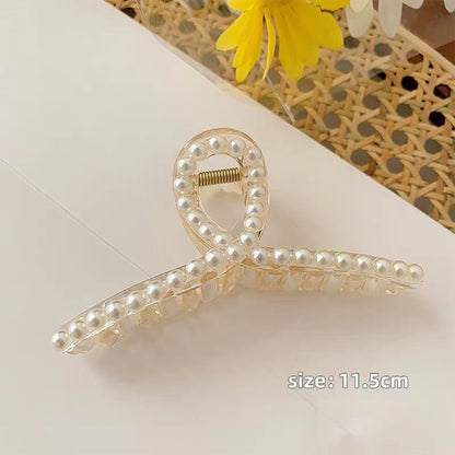 Pearl Hair Clip |Hair Claw |Hair Barrette |Duckbill Hairpin A79