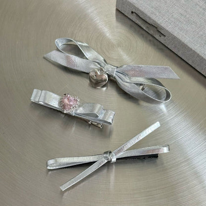 silver Hair Clip | y2k Hair Claw |Hair Barrette |Duckbill Hairpin A88