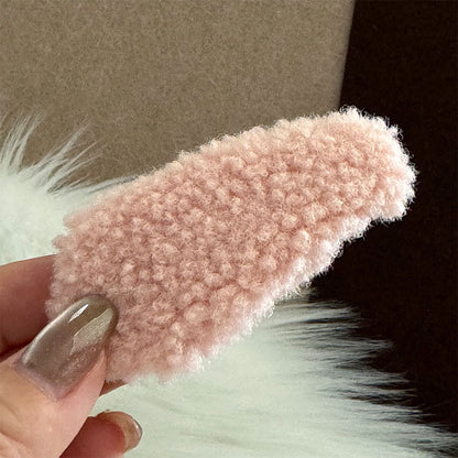 Delightful Plush Hair Clip |Furry Hair Snap Clip |Hair Barrette |Duckbill Hairpin A28