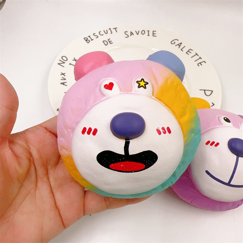 Bear Bun Squishy| Slow Rising Soft Squishy|Squeeze Stress Toy S195