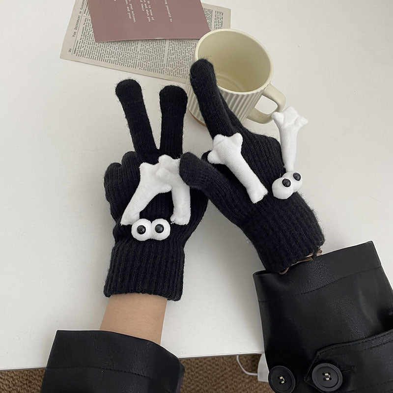 Cozy Cute Winter Cashmere Glove |Soft Thick Solid Color Gloves |Warm Knitted Gloves G10