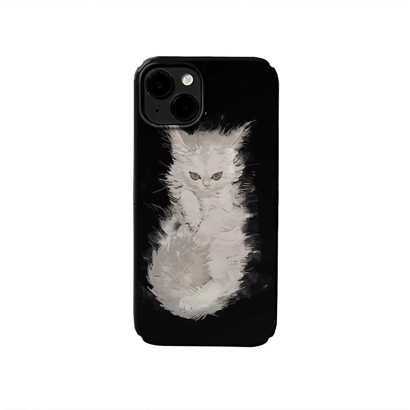 White Kitty iPhone Case L47