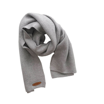 Cozy Winter Cashmere Solid Color Scarf |Warm Wool Knitted Shawls W36