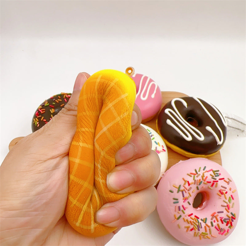 Donut Squishy| Slow Rising Soft Squishy|Squeeze Stress Toy S120