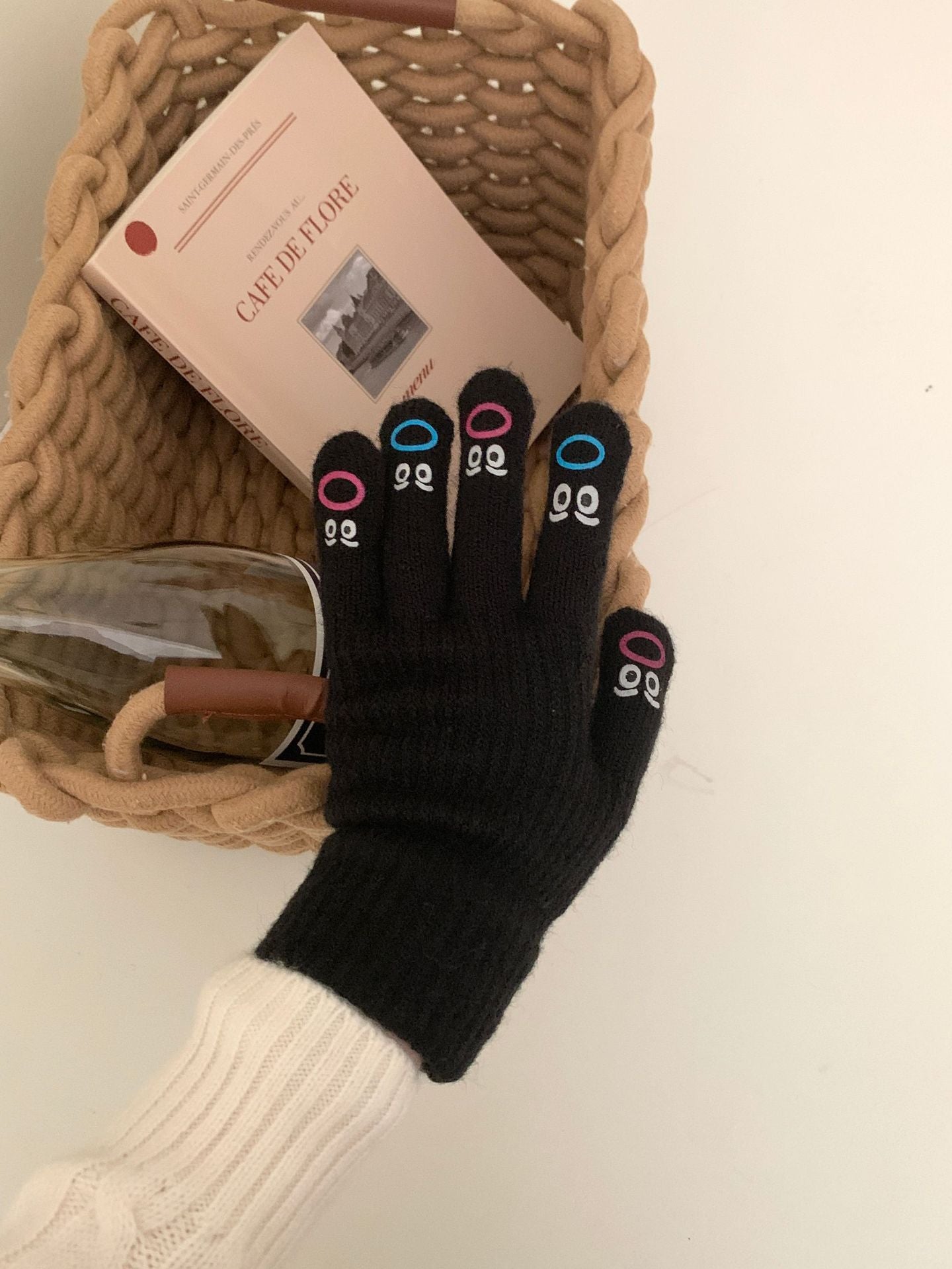 Cozy Cute Winter Cashmere Glove |Soft Thick Solid Color Gloves |Warm Knitted Gloves G9