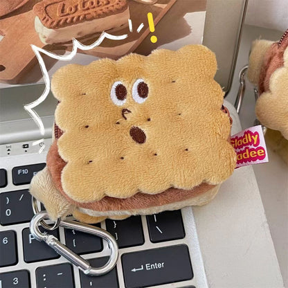 Cute Cookie Mini Bags |Biscuit Pouch Keychain Wallet| Cosmetic Bag | Airpods Bag Coin Purse B24