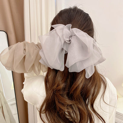 Flowy Chiffon Hair Clip |Hair Claw |Hair Barrette |Duckbill Hairpin A146