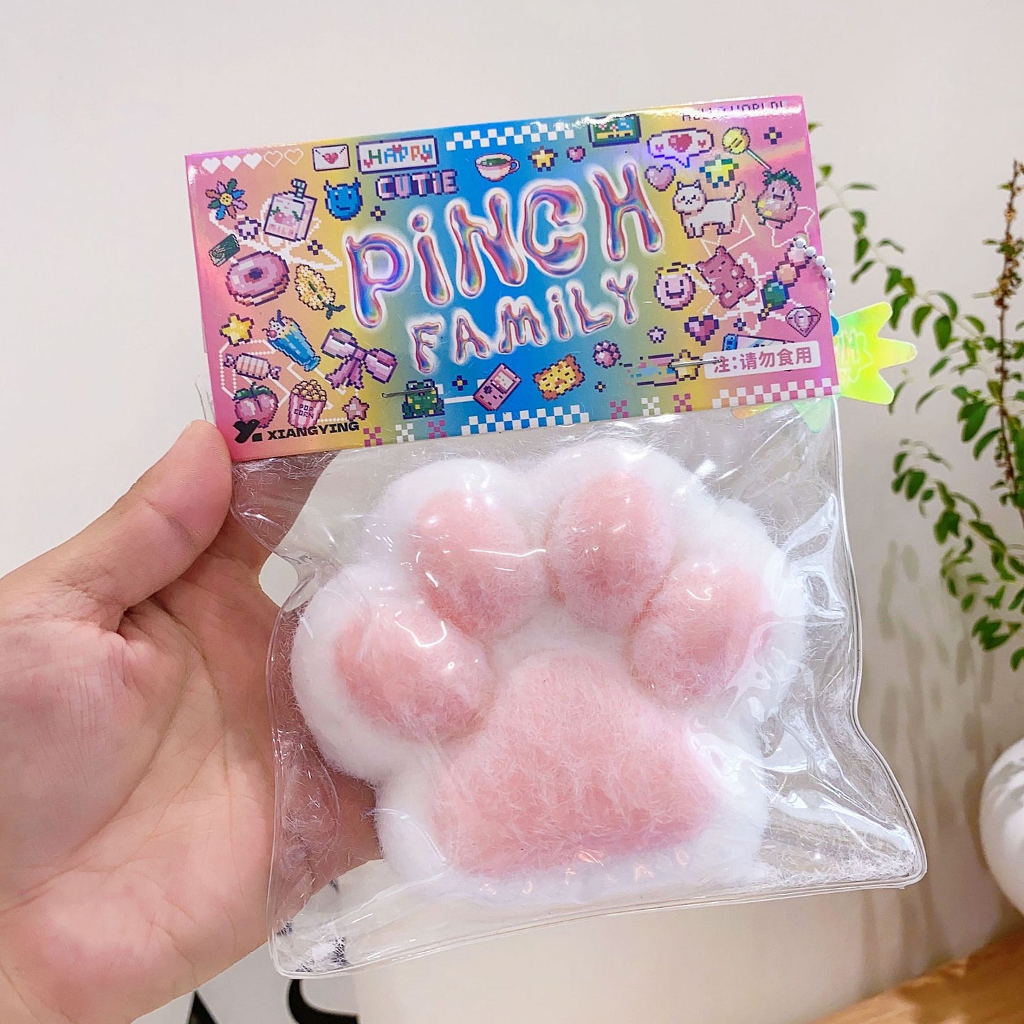 Furry Kitty Paw| Slow Rising Soft Squishy|Squeeze Stress Toy S5