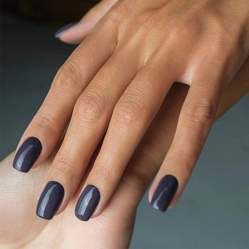 Elegant Solid Shade| Medium Squoval Manicure | Press On Nails N515