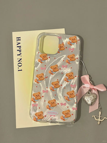 Cupid Butter Bear iPhone Case Whit Grip L4