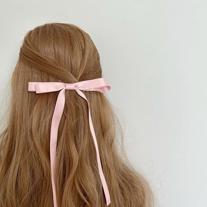 Ribbon Bowknot Hair Clip |Hair Snap Clip |Hair Barrette |Duckbill Hairpin 2pcs A43