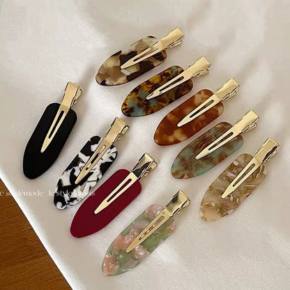 Acetate Resin Basic Hair Clip |Hair Snap Clip |Hair Barrette |Duckbill Hairpin A7