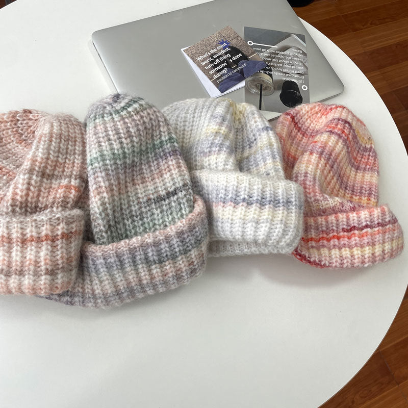 Cozy Winter Cashmere Knit Beanie Hat M2