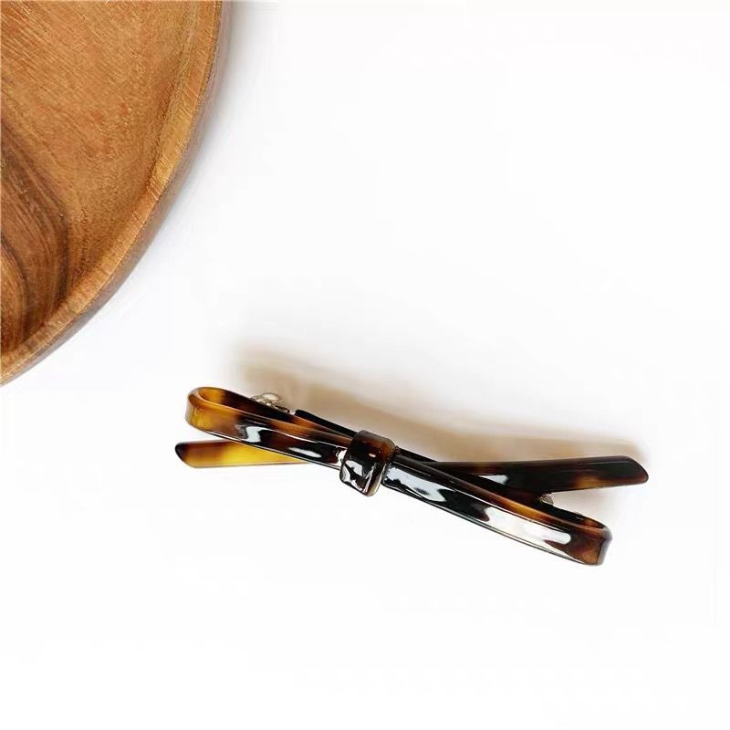 Acetate Bowknot Hair Clip |Hair Snap Clip |Hair Barrette |Duckbill Hairpin A8