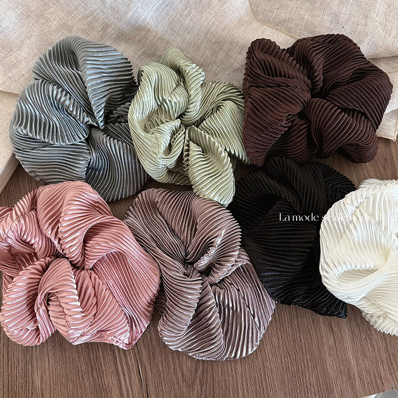 Graceful Ruche Hair Tie|Ponytail Holders Barrette|Hair Scrunchie HT52