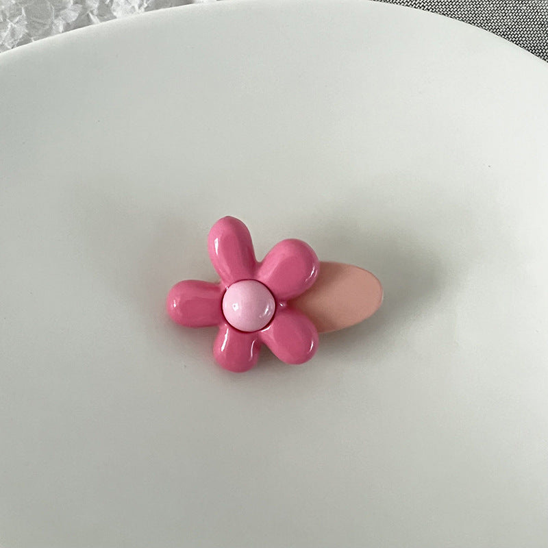 Cute Flower Hair Clip |Snap Clip A1