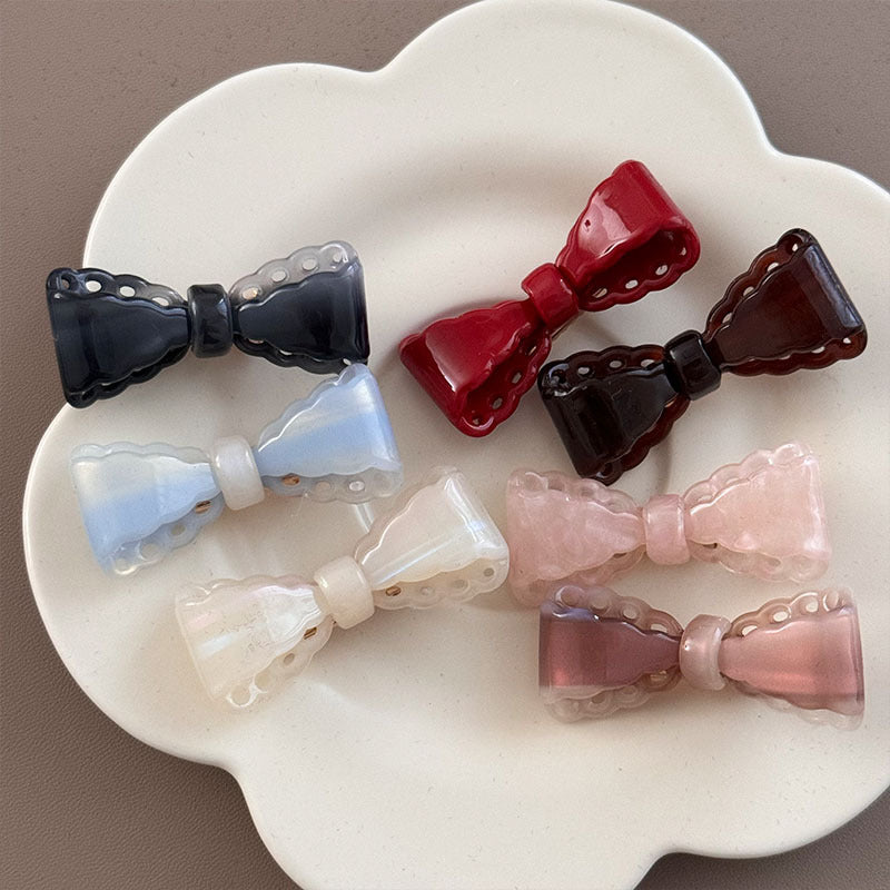 Bowknot Hair Clip | Hair Claw |Hair Barrette |Duckbill Hairpin 2pcs A169