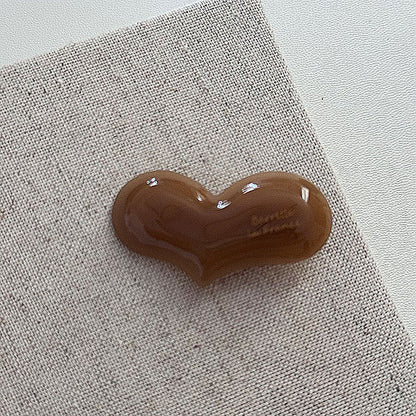 Acetate Heart Hair Clip |Hair Snap Clip |Hair Barrette |Duckbill Hairpin A110