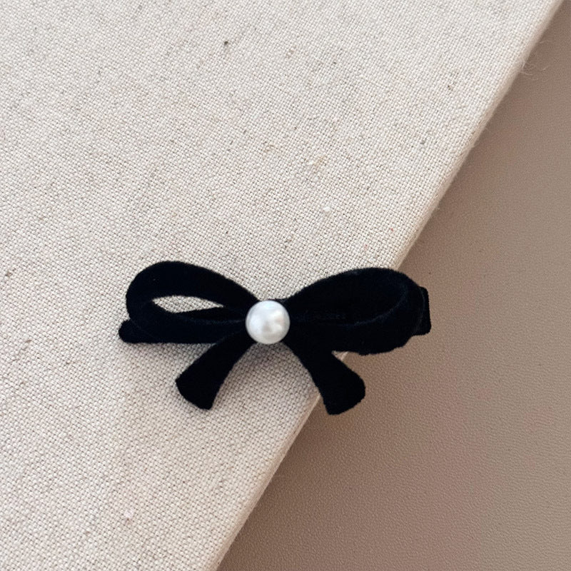 Bowknot Pearl Hair Clip |Hair Claw |Hair Barrette |Duckbill Hairpin A78