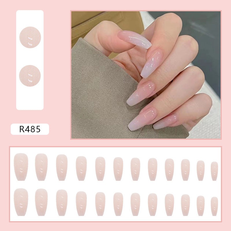 Baby Pink | Long Coffin Manicure  | Press On Nail