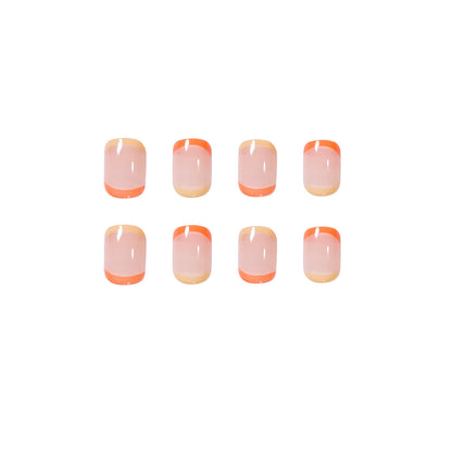 Upside-Down Chic| Short Squoval Manicure | Press On Nails N406