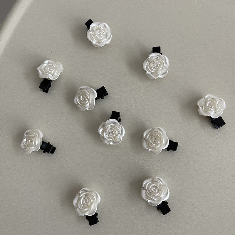 Camellia Hair Clip |Hair Snap Clip |Hair Barrette |Duckbill Hairpin 5pcs A37