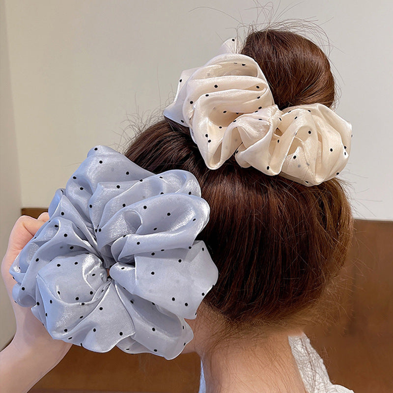 Polka Dot Hair Tie |Ponytail Holders Barrette|Hair Scrunchie HT49